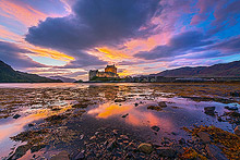 Eilean Donan Castle Sunset Photos