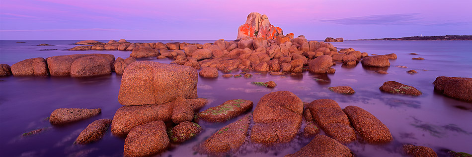 Picnic Rocks Sunset Photo