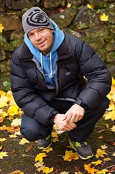 Photographer Mark Gray enjoying Autumn in the Dandenongs