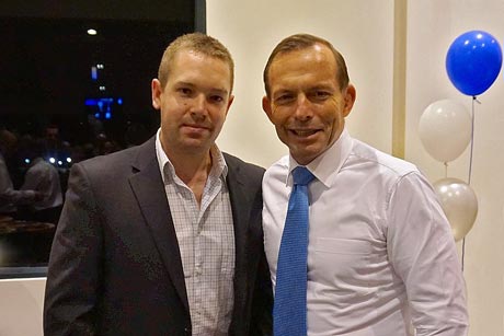 Mark Gray and Tony Abbott