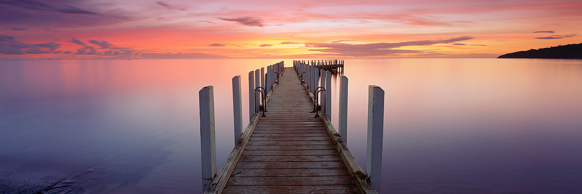 Safety Beach Jetty Sunset Photo