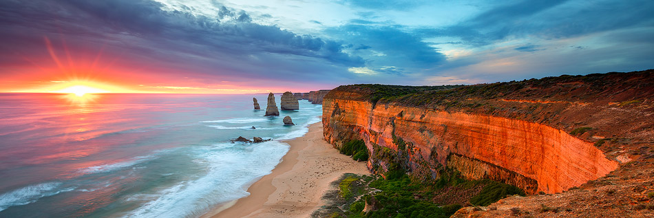 12 Apostles Sunset Photo Great Ocean Road Print Mark Gray Gallery