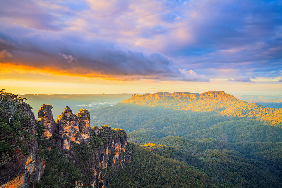 3 Sisters Sunrise Photo