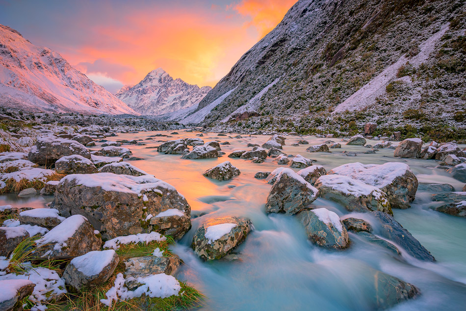 Aoraki Mount Cook Sunrise Photo