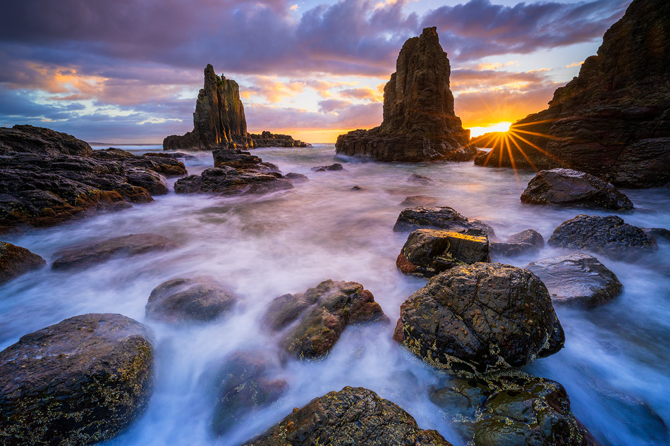 Cathedral Rocks Sunrise Kiama