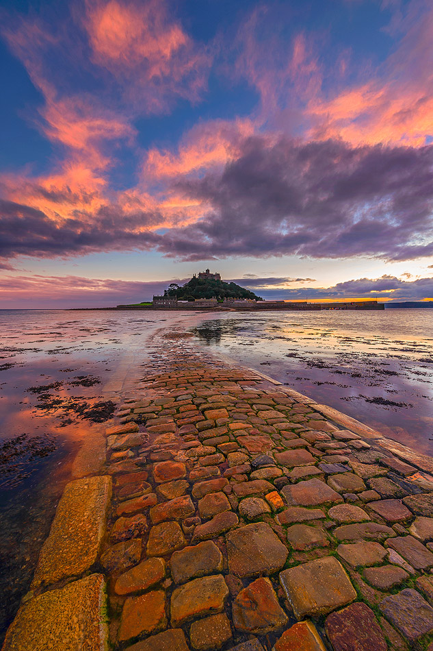 St Michaels Mount Sunset Photos