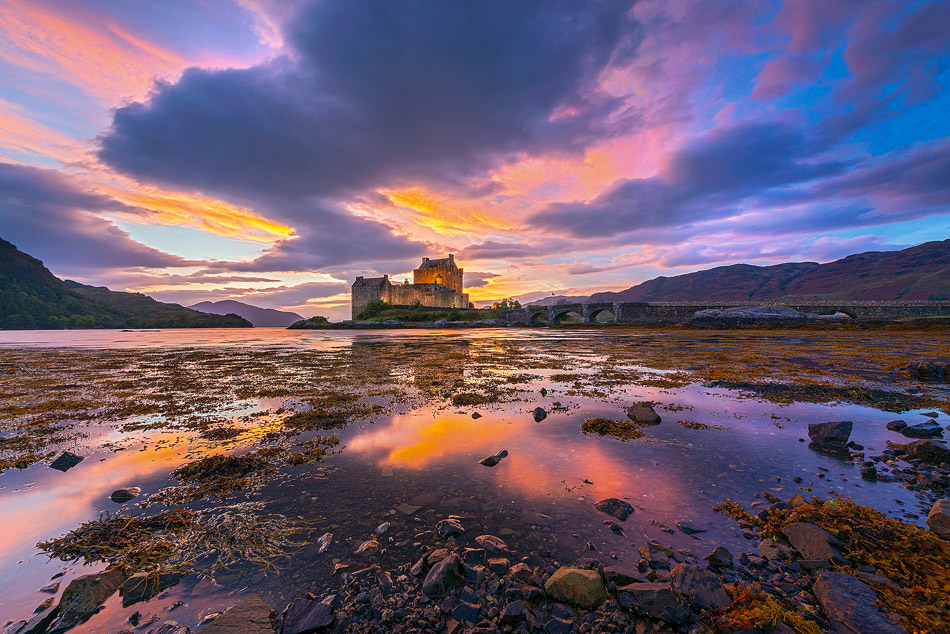 Eilean Donan Castle Sunset Photos