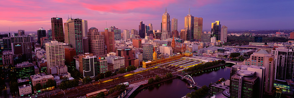 Melbourne Sunset Photo