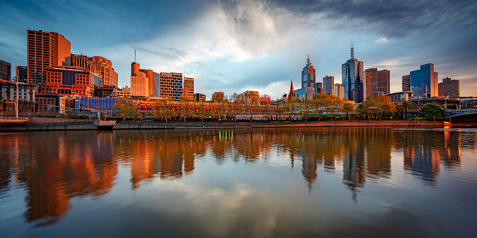 South Bank Melbourne Sunrise Photo