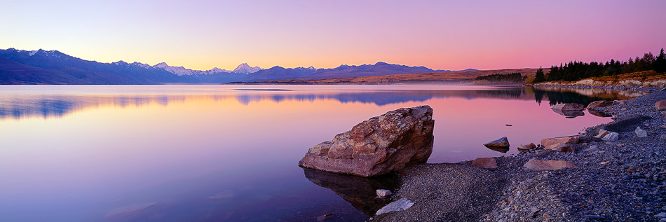 Lake Pukaki, Mount Cook Sunset