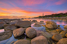 Strahan Photos, Risby Cove Sunrise