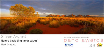 Kata Tjuta Dawn Silver Award